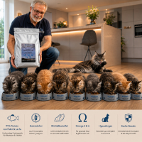 Beckers Beste Huhn & Lachs mit Süßkartoffel für Kitten