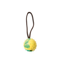 Vollgummiball mit Leder Schlaufe