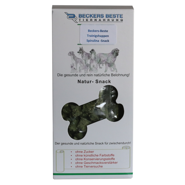 Trainingshappen Spirulina-Snack