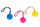 Hundespielzeug TPR Ball mit Seil