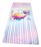Strandtuch Einhorn mit Rucksackfunktion