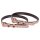 Sporenriemen Rosegold star