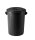 Futtertonne mit Deckel 70 L schwarz