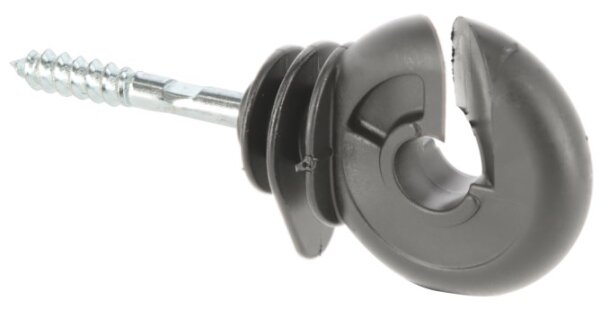 Ringisolator m. durchg. Stütze 100 St/KTN,anthrazit Recycling