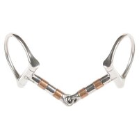 D-ring trense Gebrochenes Mundstück Kupferrollen 13mm