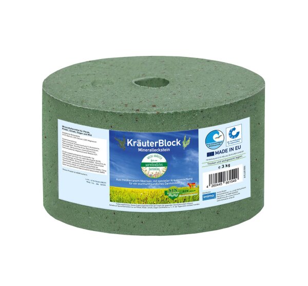 KräuterBlock Mineralleckstein 3 KG