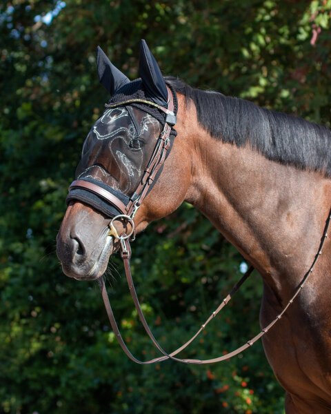 Ohrhaube mit fliegenschutzmaske