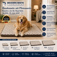 Beckers Beste Hundematte mit Pfotenmotiv dbraun/beige...