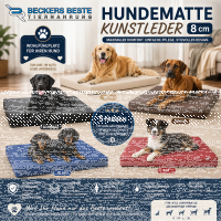 Beckers Beste Hundematte Kunstleder 8cm