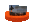 Nylonleine Orange mit Schlaufe