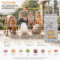Truthahn mit Süßkartoffel & Preiselbeere 5 KG