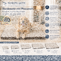 Beckers Beste Hundematte mit Pfotenmotiv beiger/dbraunes...