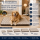 Beckers Beste Hundematte mit Pfotenmotiv beiger/dbraunes Pfoten 8 cm 120x80