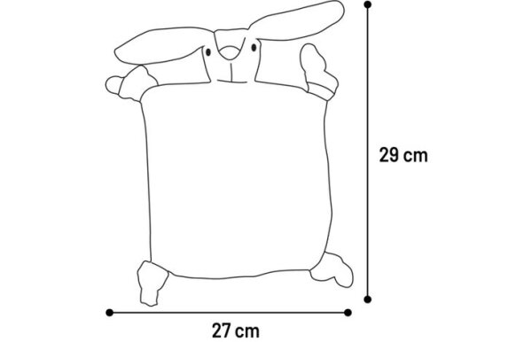 Spielzeug Roneu Kuscheltuch & Kaninchen Braun