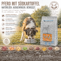 Pferd mit Süßkartoffel & Granatapfel