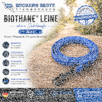Biothane Leine, 19mm, 2,4-2,7mm ohne Schlaufe