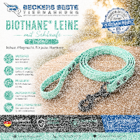 Biothane Leine, 16mm, 2,4-2,7mm mit Schlaufe