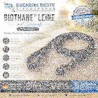Biothane Leine, 19mm, 2,4-2,7mm mit Schlaufe